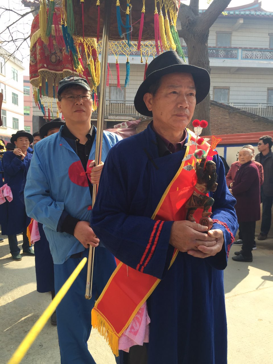 东庄镇栖梧村元宵赐福司马圣王文武列圣