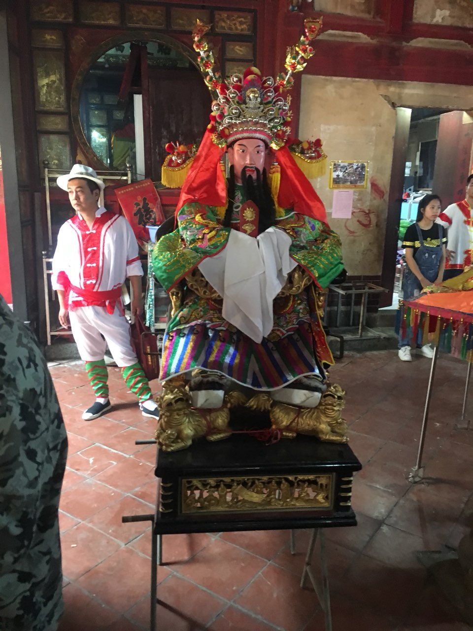 涵江三江口镇铁灶东岳观注生大帝代天巡狩春游赐福