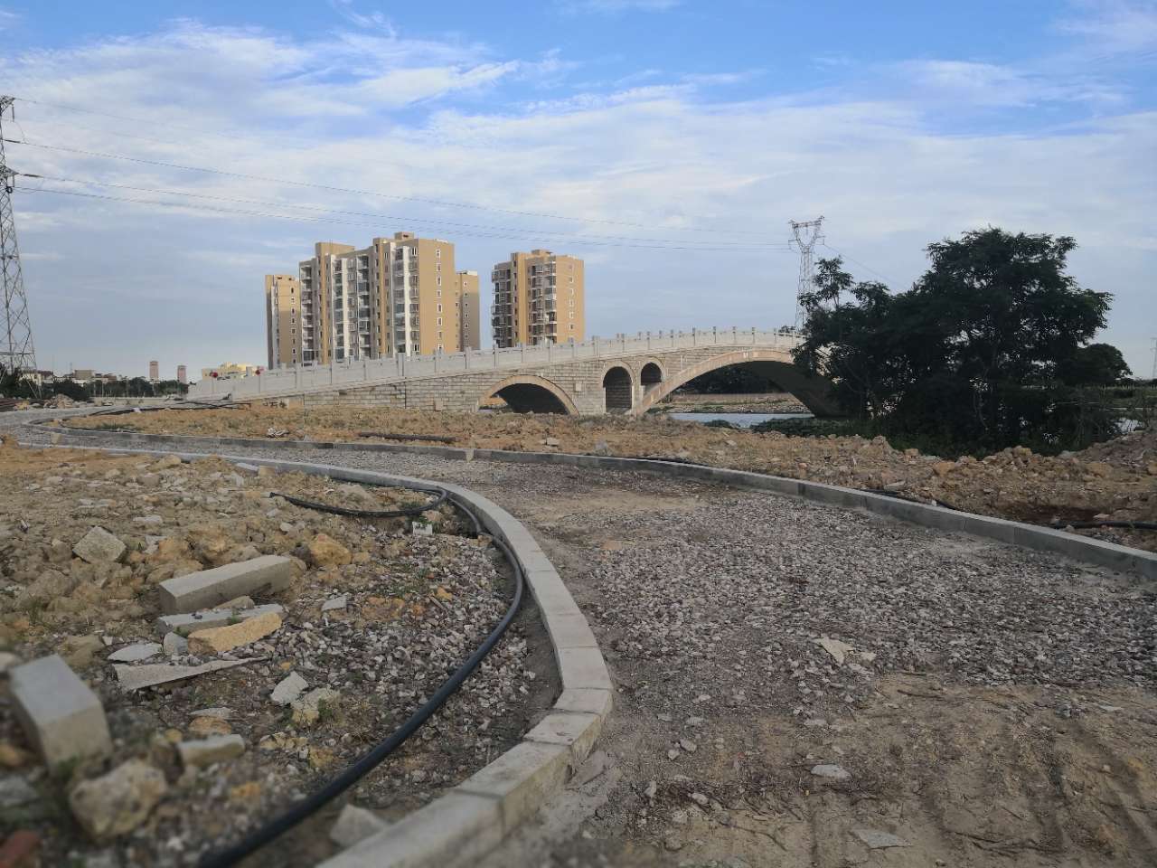 城涵河道绿道景观涵江段随拍